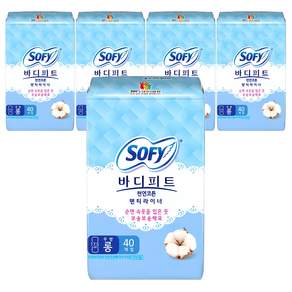 쏘피 바디피트 천연코튼 팬티라이너 무향