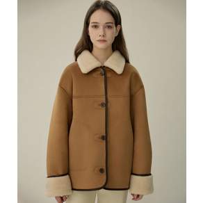 [11월 2일 배송] ELLIOTI Soutien collar mustang half coat_3Color