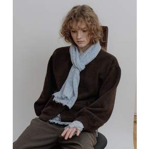 EPINGLER BOM CARDIGAN - BROWN