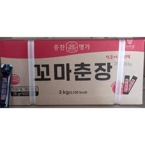 중찬명가 꼬마춘장3kg(6gX500)