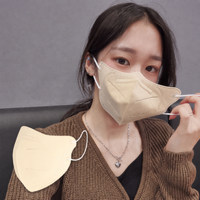 힐링핏 국내산 KF94 숨쉬기 편한 새부리형 마스크 대형