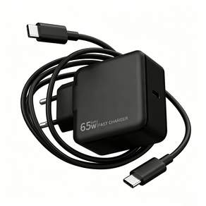 65W 질화갈륨 PDPPS 초고속 Type-C 충전기 + 65W C to C 1.5m 케이블