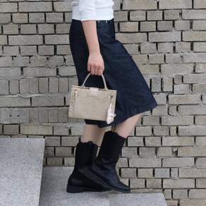 [김하찬]북 메이트 북커버 백_샌드베이지 (M/L Size)