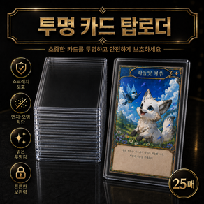 코코로이 보호필름이 있는 포켓몬카드 호환 케이스 탑로더