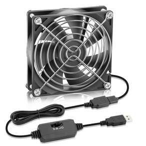 USB 선풍기 무선 손풍기 140mm x 25mm DC 5V 브러시리스 케이스 냉각 팬 TV 박스 DVR 플레이스테이션 수신기 기타 전자기기 쿨러