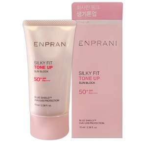엔프라니 실키핏 톤업 선블록 SPF50+/선크림 핑크빛