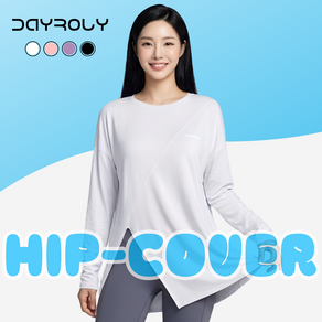 데이로리 스판덱스 여자 헬스복 여성 요가복 상의 긴팔 4colors