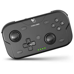 AceGamer 미니 포켓 무선 게임패드 Switch/PC/iOS/Android 호환 조이스틱 컨트롤러 한 손 크기 휴대용