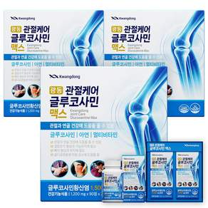 광동 관절케어 글루코사민 맥스 3개월분 영양제 MSM