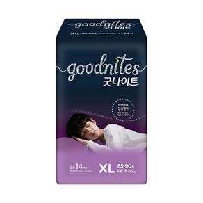 굿나이트 팬티형 기저귀 남여공용 특대형