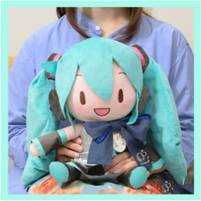 하츠네미쿠 봉제 인형 32cm 애니 캐릭터 굿즈 미쿠 plush