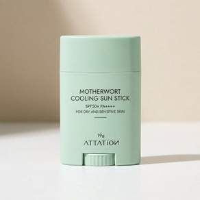 어테이션 익모초 쿨링 선스틱 SPF50+ PA++++ 19g