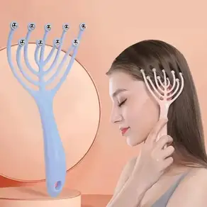 마사지기 목 빗 롤러 5개 손가락 9개 발톱 스틸 볼 핸드헬드 릴렉스 스파 헤어 케어 스트레스