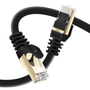 HUO JI CAT8 인터넷 랜선 초고속 40Gbps 랜 케이블 PVC