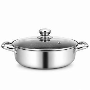 Cookbuddy 냄비 스텐 인덕션 허니콤 논스틱 전골냄비