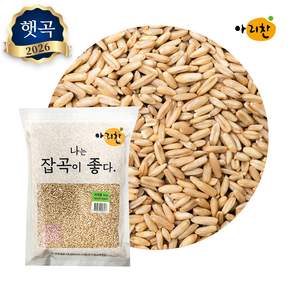 2026년산 햇곡 아리찬 국산 귀리 1kg