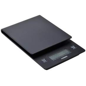 Hario V60 드립 커피 스케일 저울 타이머 기능 블랙 기본