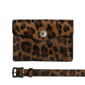 DIAFVINE DV.LOT 686 Belt pouch Leopard Hair on hide