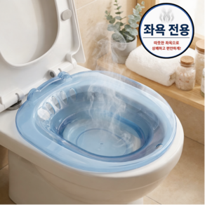 가정용 임산부 변기 좌욕기, 블루, 1개