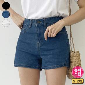 가비진 여성용 베이직 스판 반바지