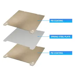 Ender 3 S1 Plus/S1pro 빌드 플레이트 양면 PEI/PEO/PET 스프링 강판 Sovol sv06 Plus CR-10 용 310x315mm