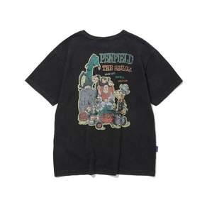 펜필드 PENFIELD 슬럽 유니브 빈티지 아트워크 반팔 티셔츠 블랙 FS2KT18U