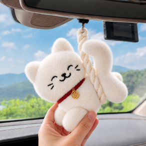 후즈하우스 액막이 명태 마네키네코 복고양이 고양이 인형키링 차량용 열쇠고리 가방고리