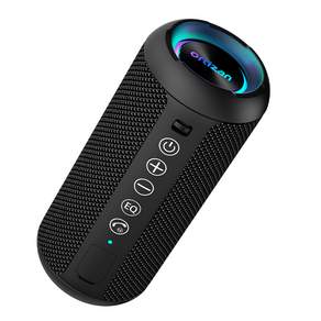 Ortizan 휴대용 출력 24W LED 캠핑 방수 우수한 블루투스 스피커 IPX7