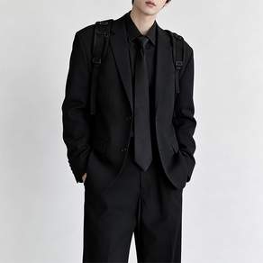 경틈 남성용 싱글 블레이저 정장자켓 양복 캐주얼 사계절 빅사이즈 스탠다드 데일리 베이직 코트