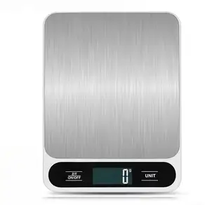 쿠쿠스토어 디지털 주방 저울 LED 디스플레이 5kg/1g 스테인레스 스틸 패널 전자 가정 보석 식품 계량 베이