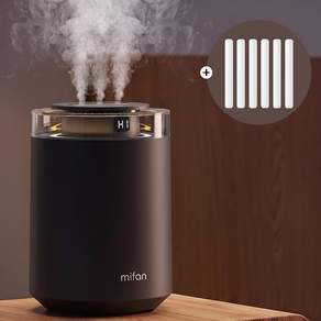 MIFAN 3구 분무 초음파 가습기 3.5L 무소음 무드등 탁상용 가정용 USB 무선 가습기