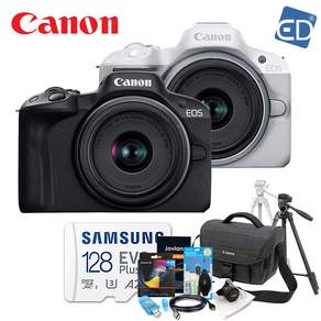 [캐논 정품] EOS R50 / RF S18-45mm + 128GB 패키지/ED