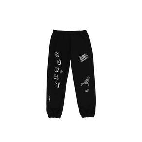 SAKUN 남녀공용 면 조거팬츠 DOOD J-PANTS BLACK