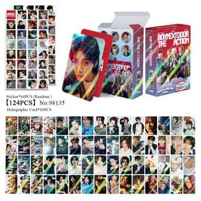 보이넥스트도어 더액션 홈 보넥도 총124pcs 홀로그램 포토카드 60장 스티커 64장 다꾸 선물 소장용
