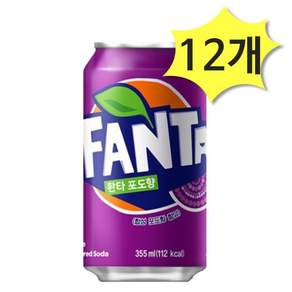 [오늘의픽] 환타 포도 355ml X 12개