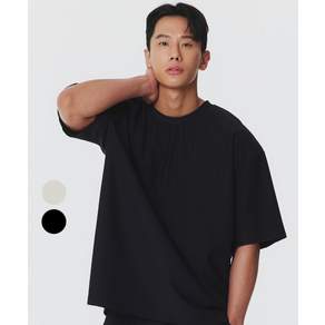 무신사 스탠다드 스포츠 MUSINSASTANDARDSP 골지 오버핏 숏 슬리브 (2color)