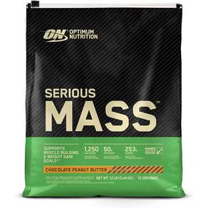 Optimum Nutrition Serious Mass 옵티멈 시리어스 매스 대용량 캐나다 정품 게이너 단백질 헬스 보충제 쉐이크 프로틴 파우더 초콜릿 피넛 버터