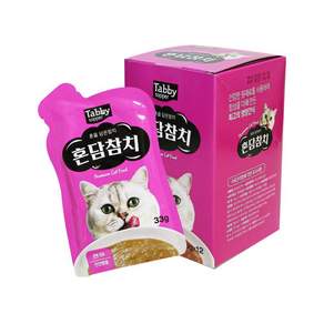 테비토퍼 혼담참치 파우치 고양이간식