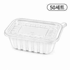여서담아 일회용 미니죽용기 소분용기 사각 반죽용기 포장용기 400ml