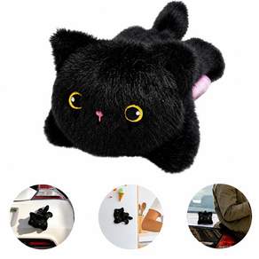 루베이 귀여운 고양이 14cm 자석 인형 강력자석 자동차 실내외 장식 소품 냉장고/현관문/차량용