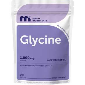마이크로인그리디언츠 글리신 1000mg 마그네슘 글리시네이트 오메가3 아미노산 240캡슐