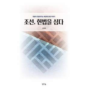 조선 헌법을 심다