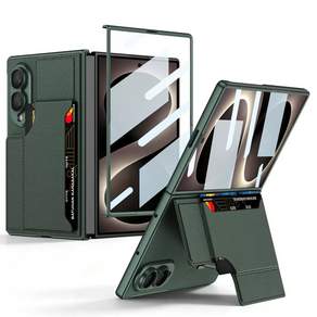 포포 갤럭시z폴드8 카드수납 액정보호 가죽 지갑 케이스 D677