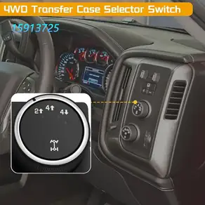 15913725 쉐보레 실버라도 3500 2500 HD 1500 GMC 시에라 유콘 XL 엔진 트랜스퍼 케이스 스위치