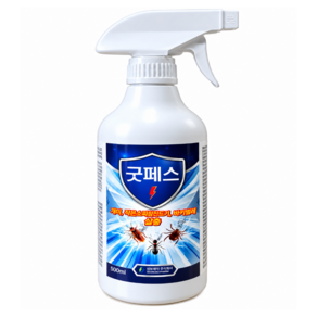 굿페스 500ml 바퀴벌레 개미 빈대 파리 모기 진드기 벼룩 좀벌레 광범위 살충제 굿패스