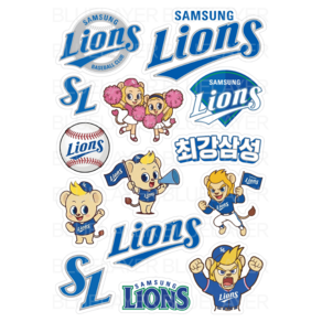 프로야구 구단 스티커 엠블럼 가방 응원봉 꾸미기 굿즈