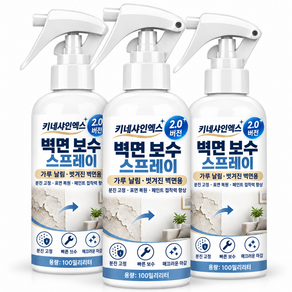 [2.0버전] wall repair spray 벽보수 업그레이드 모델 벽 스프레이 페인트 벽면 가루날림 방지 초강력 나노 침투 표면강화제 스프레이