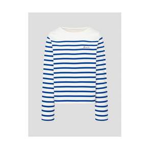 빈폴 BEANPOLE LADIES [B. my] 보더 스트라이프 보트넥 루즈핏 티셔츠 - 블루 (BF6241N02P)BF6241N02P 159235