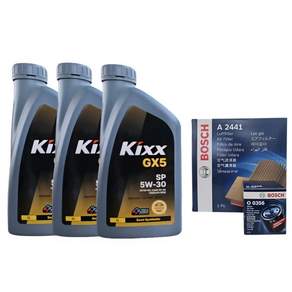 올뉴모닝 엔진오일세트 킥스 GX5(구.G) 5W30 3L O0356-A2441