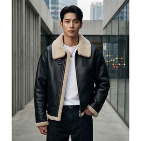 CONNECT KINLOCH 하이넥 라인 무스탕 자켓 (4Color)